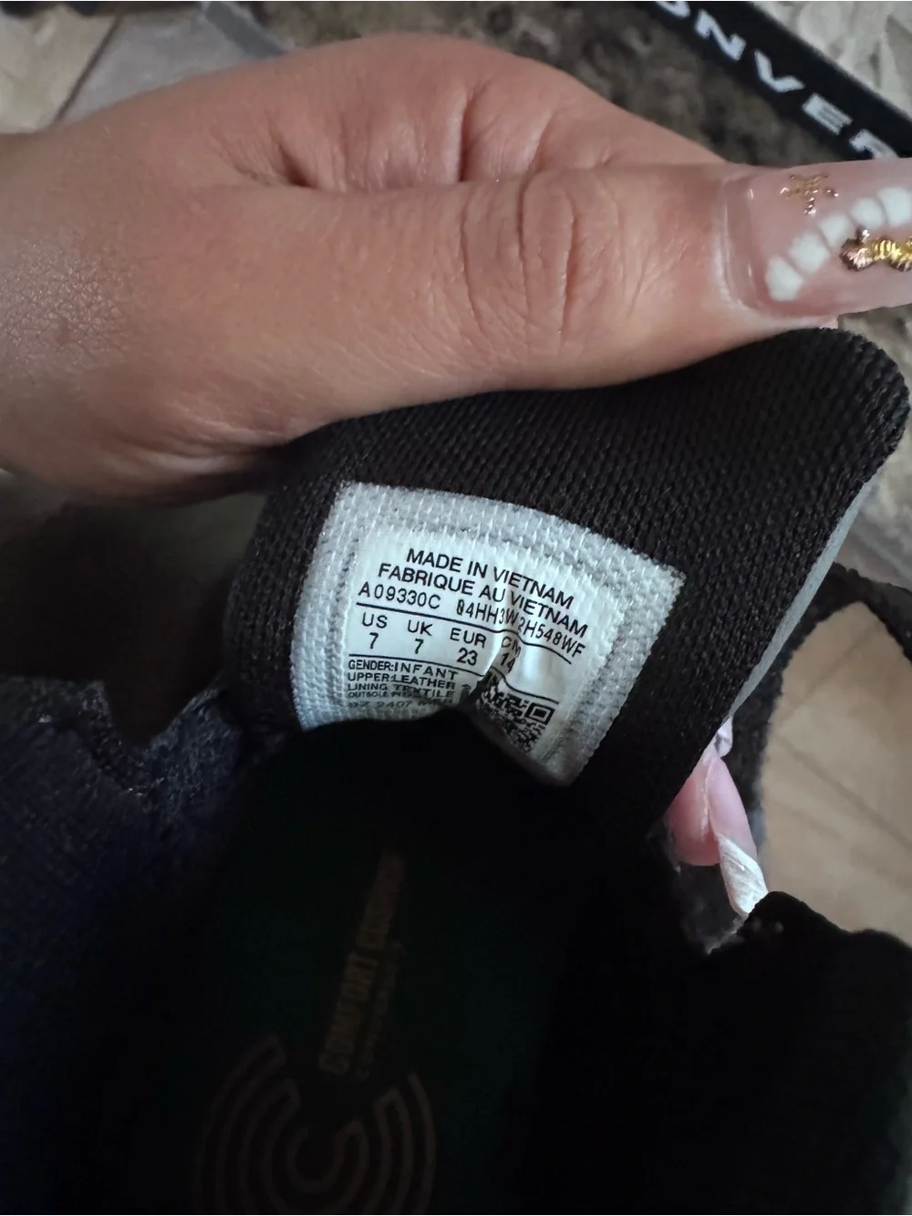Converse Infant Pro Blaze Strap Hi Sharkskin/Black/White Sneakers